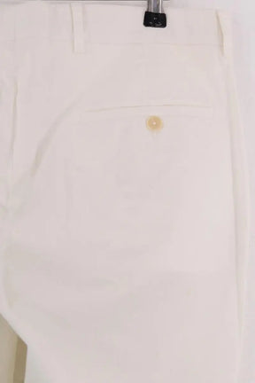Pantalon droit Hermès Blanc en Laine