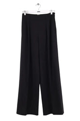 Pantalon droit Hermès Noir en Laine, taille M - Seconde Main