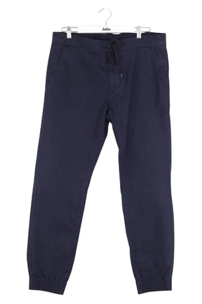 Pantalon droit Hugo Boss Bleu en Coton, taille M - Seconde Main