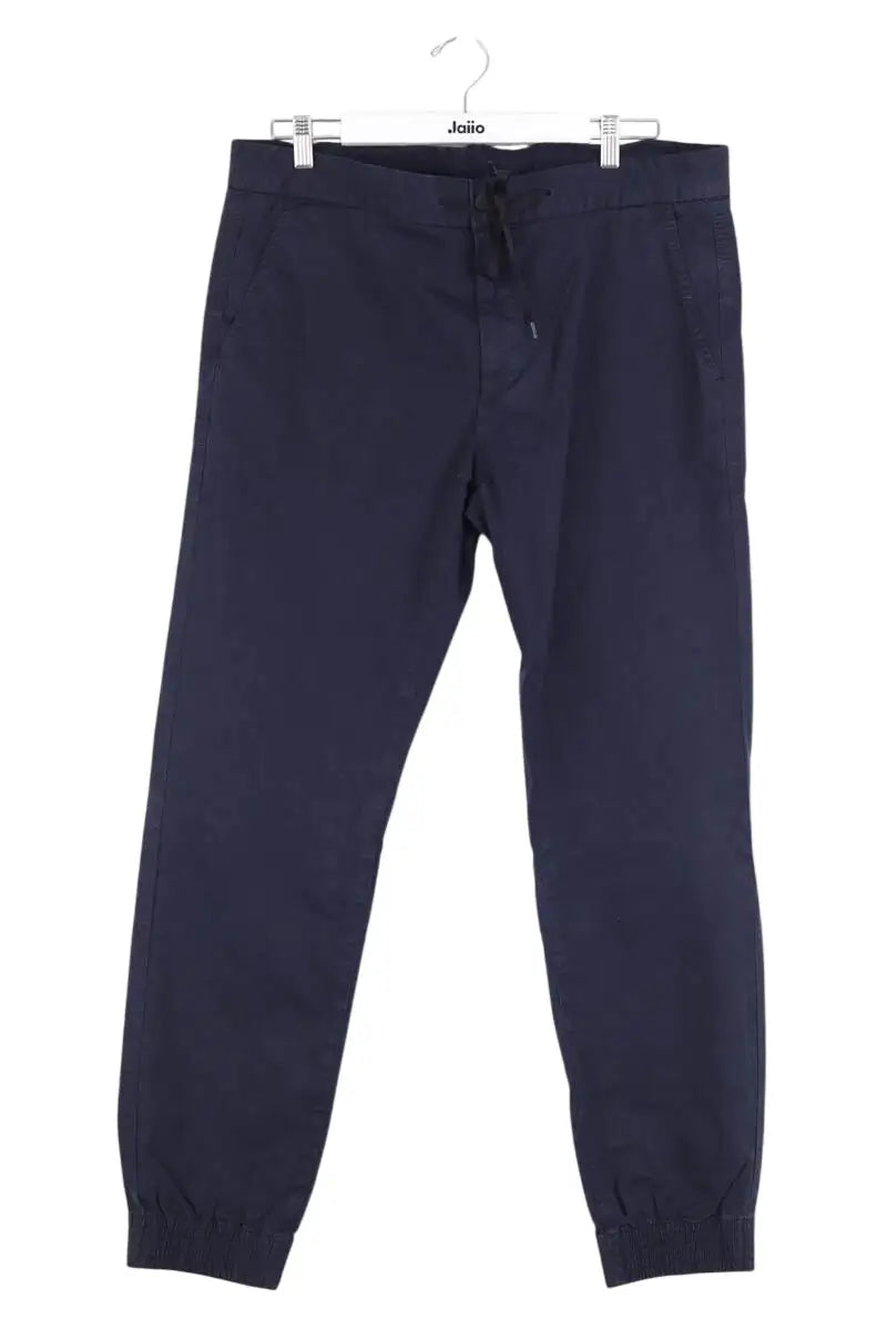 Pantalon droit Hugo Boss Bleu en Coton, taille M - Seconde Main