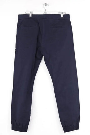 Pantalon droit Hugo Boss Bleu en Coton