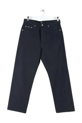 Pantalon droit Hugo Boss Marine en Coton, taille XS - Seconde Main