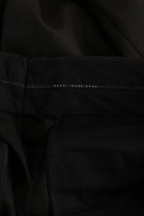 Pantalon droit Hugo Boss Marron en Laine