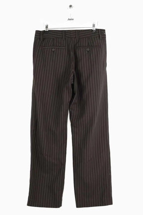 Pantalon droit Hugo Boss Marron en Laine