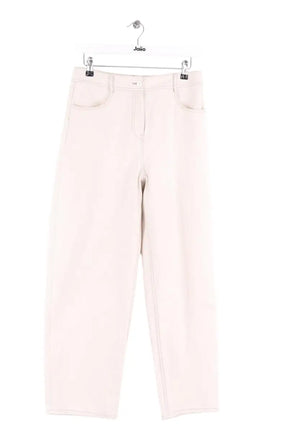 Pantalon droit Icicle Blanc en Coton, taille M - Seconde Main
