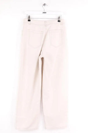 Pantalon droit Icicle Blanc en Coton