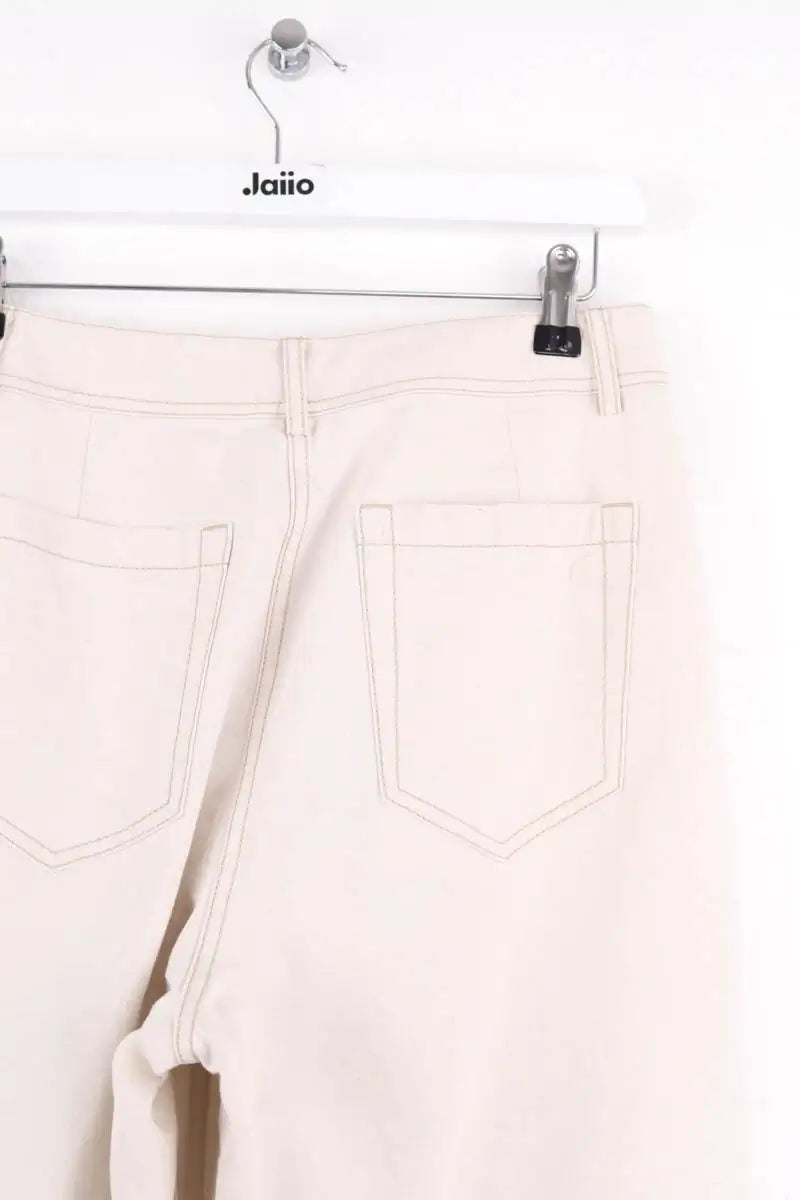 Pantalon droit Icicle Blanc en Coton