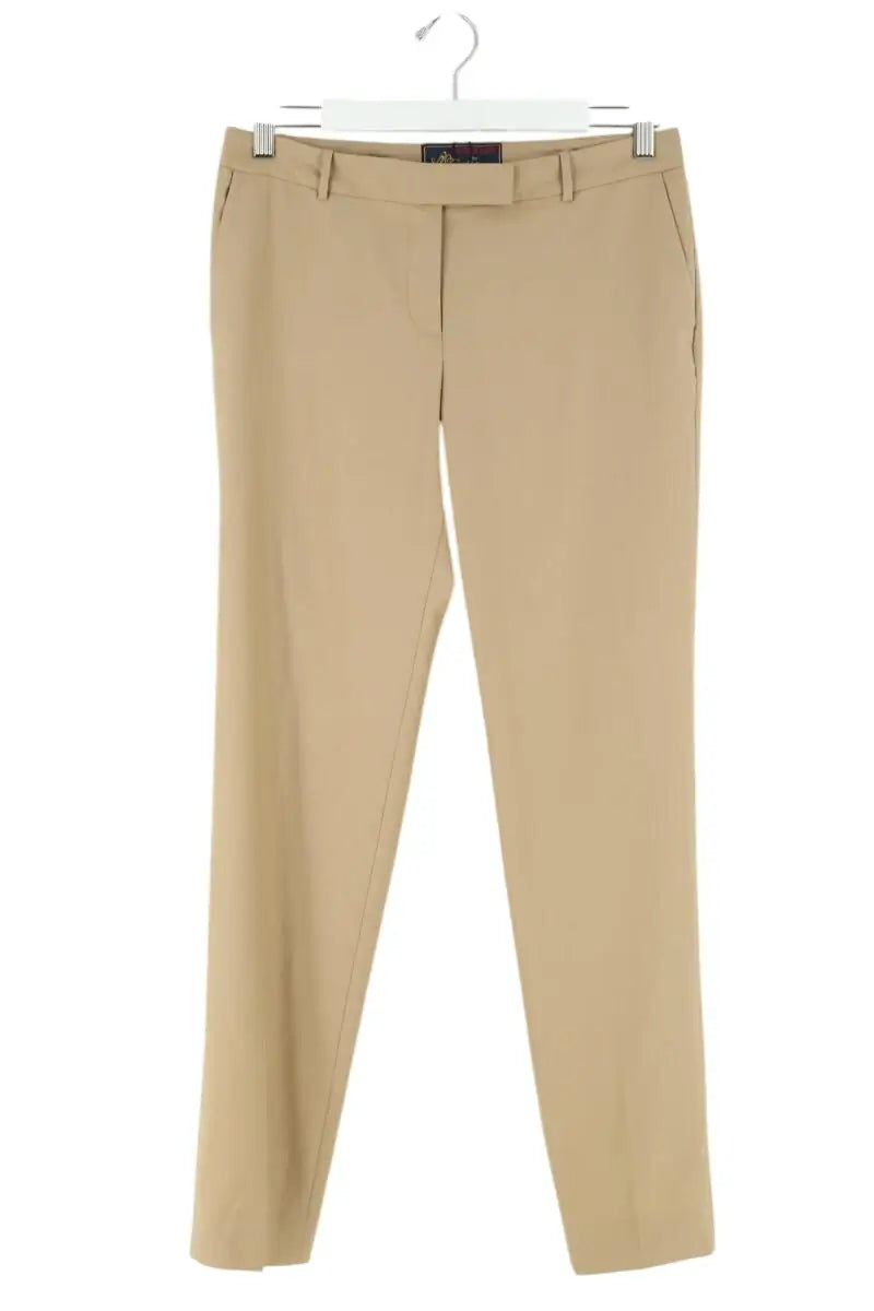 Pantalon droit INDRESS Beige en Laine, taille M - Seconde Main