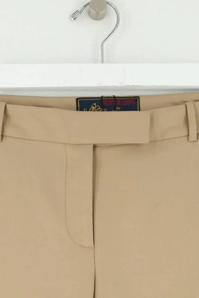 Pantalon droit INDRESS Beige en Laine