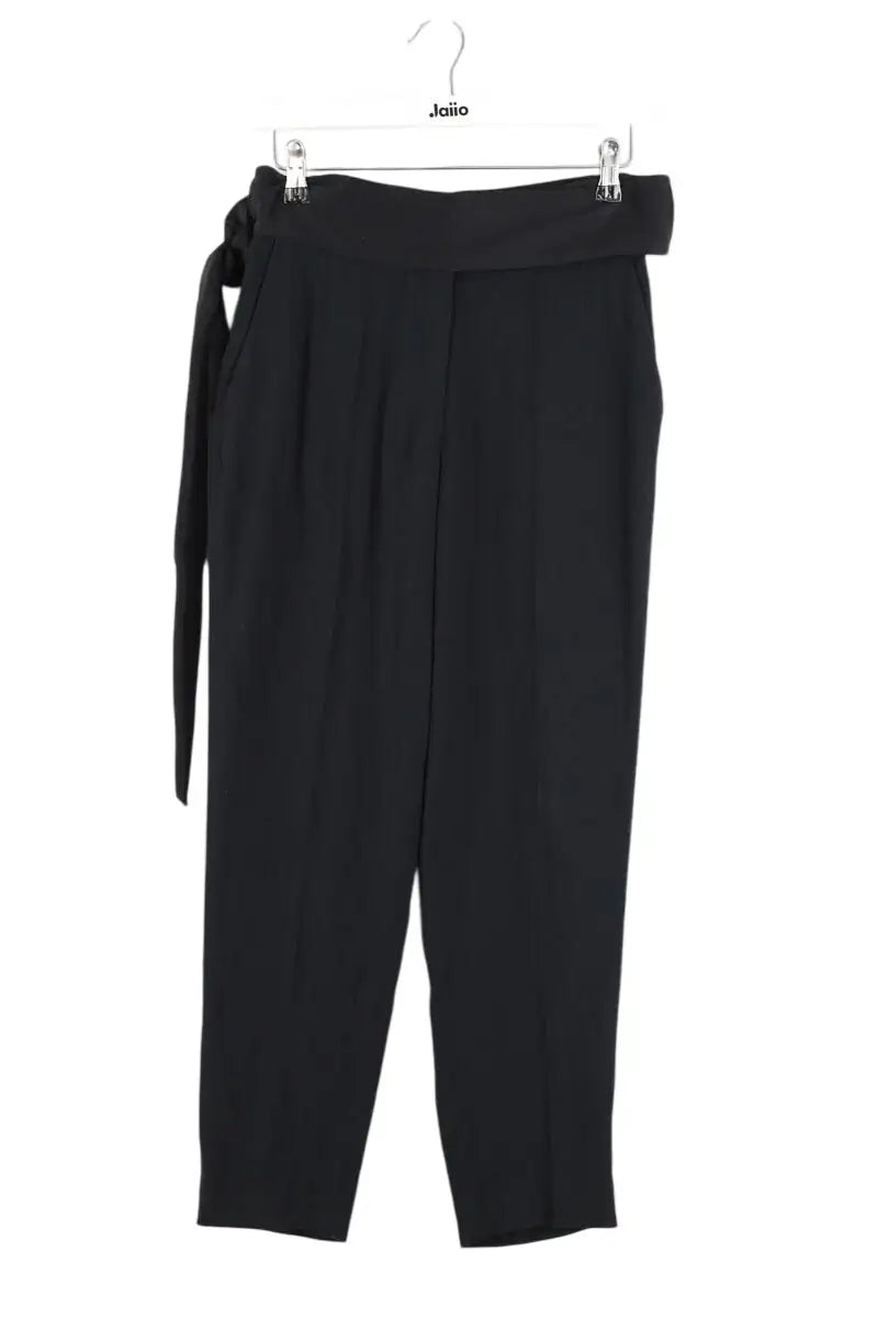 Pantalon droit Iro Noir en Viscose, taille XS - Seconde Main