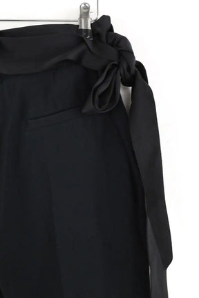 Pantalon droit Iro Noir en Viscose