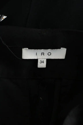 Pantalon droit Iro Noir en Viscose