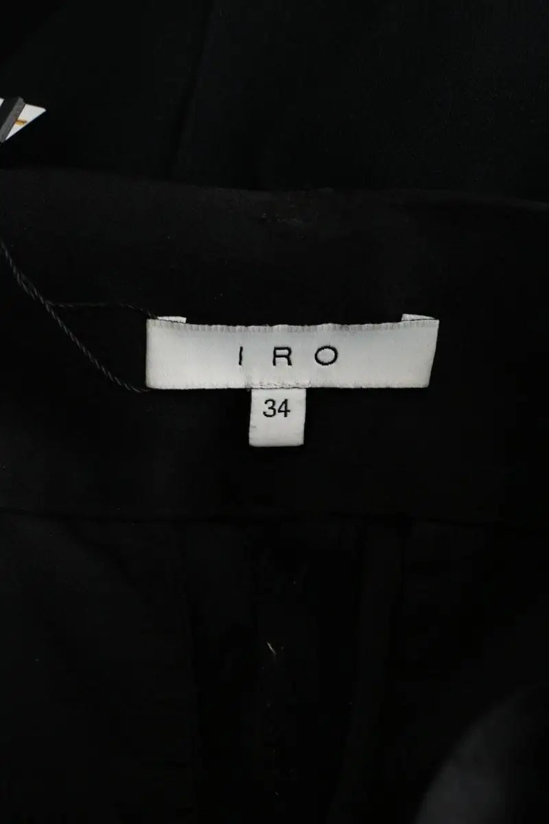Pantalon droit Iro Noir en Viscose