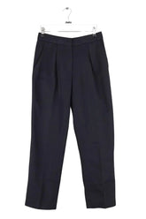Pantalon droit Iro Violet Noir en Viscose, taille S - Seconde Main