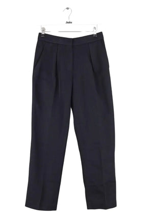 Pantalon droit Iro Violet Noir en Viscose, taille S - Seconde Main