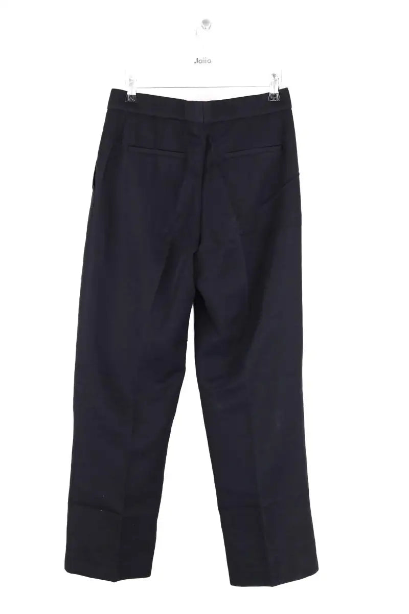 Pantalon droit Iro Violet Noir en Viscose