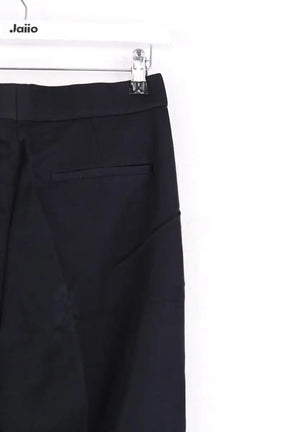Pantalon droit Iro Violet Noir en Viscose