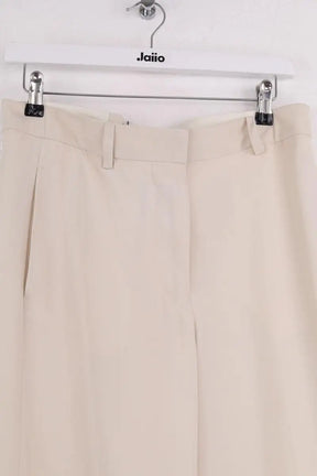 Pantalon droit Isabel Marant Beige en Soie