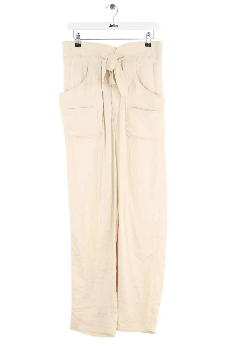 Pantalon droit Isabel Marant Beige en Viscose, taille XS - Seconde Main