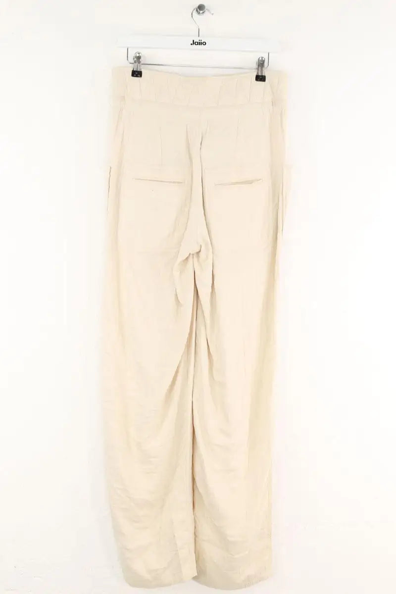 Pantalon droit Isabel Marant Beige en Viscose