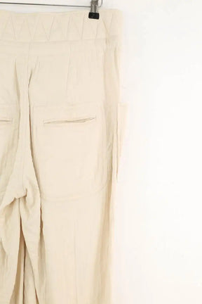 Pantalon droit Isabel Marant Beige en Viscose