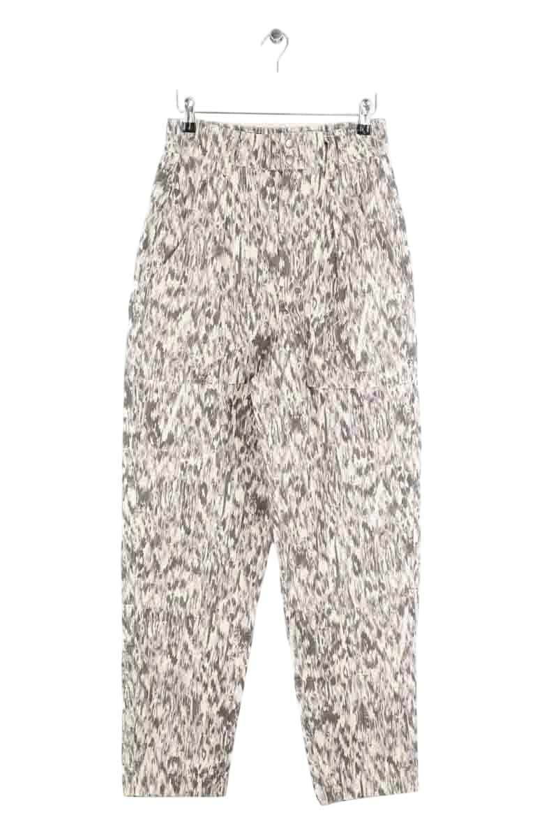 Pantalon droit Isabel Marant Étoile Gris en Coton, taille XS - Seconde Main
