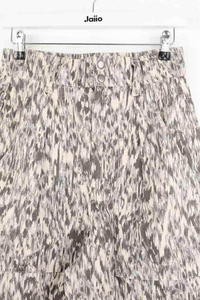 Pantalon droit Isabel Marant Étoile Gris en Coton