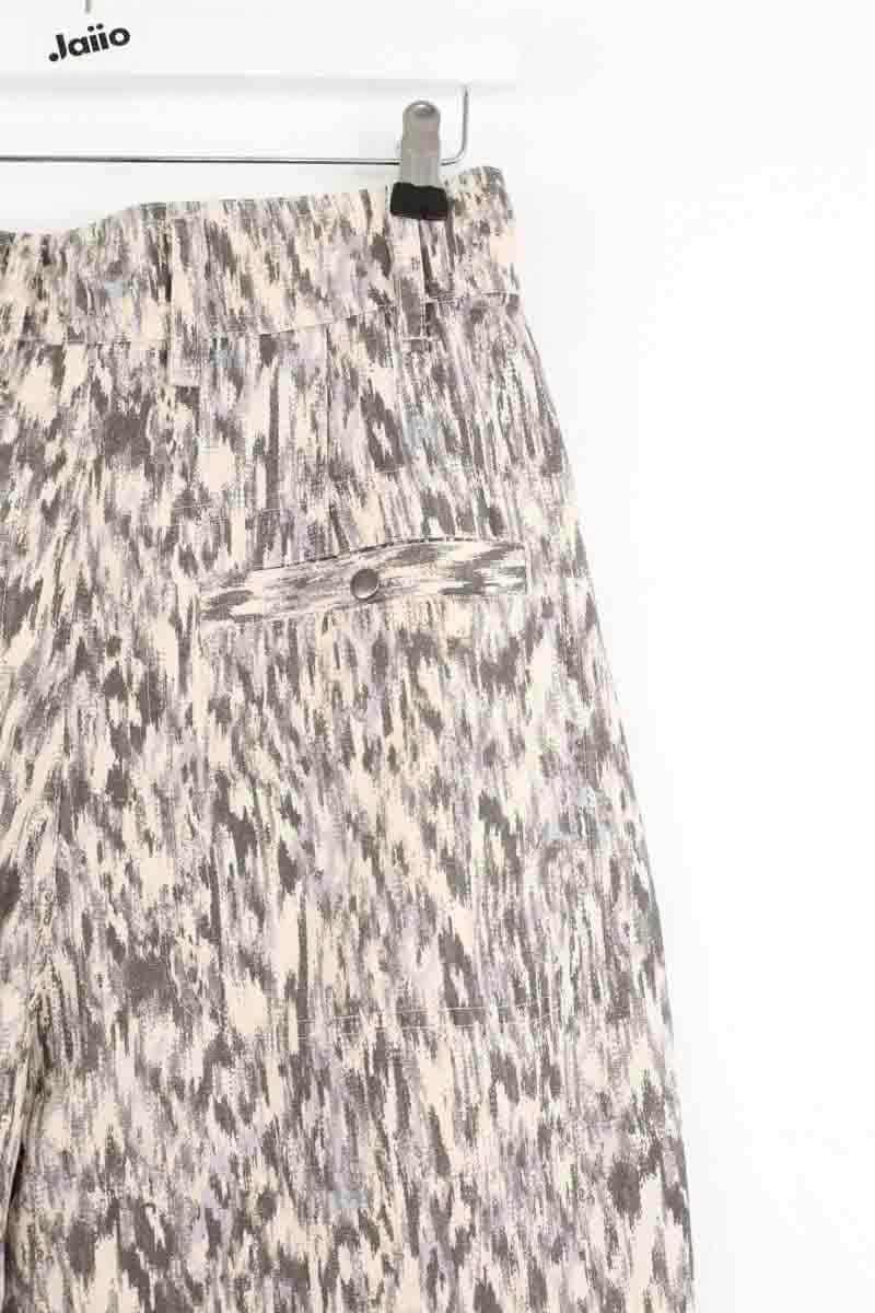 Pantalon droit Isabel Marant Étoile Gris en Coton