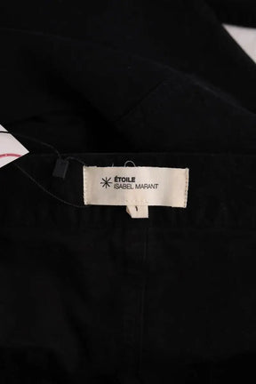 Pantalon droit Isabel Marant Étoile Noir en Coton