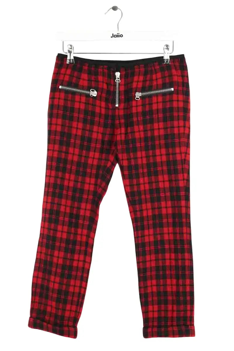 Pantalon droit Isabel Marant Étoile Rouge en Laine, taille M - Seconde Main