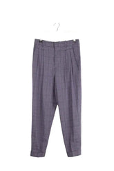 Pantalon droit Isabel Marant Étoile Violet en Lin, taille XS - Seconde Main