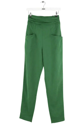 Pantalon droit Isabel Marant Kaki en Coton, taille S - Seconde Main