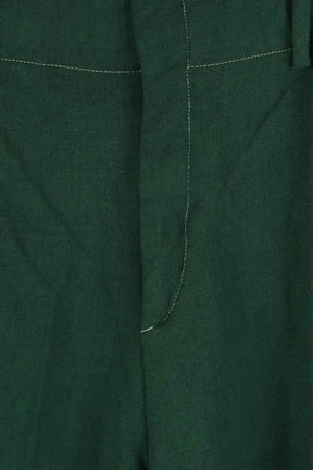 Pantalon droit Isabel Marant Vert en Viscose