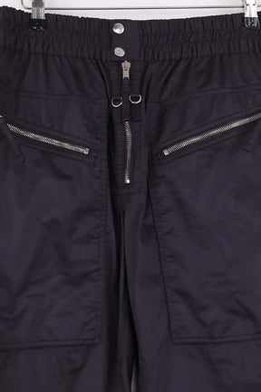 Pantalon droit Isabel Marant Violet en Synthétique