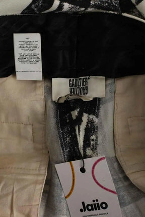 Pantalon droit Jean Paul Gaultier Blanc en Laine