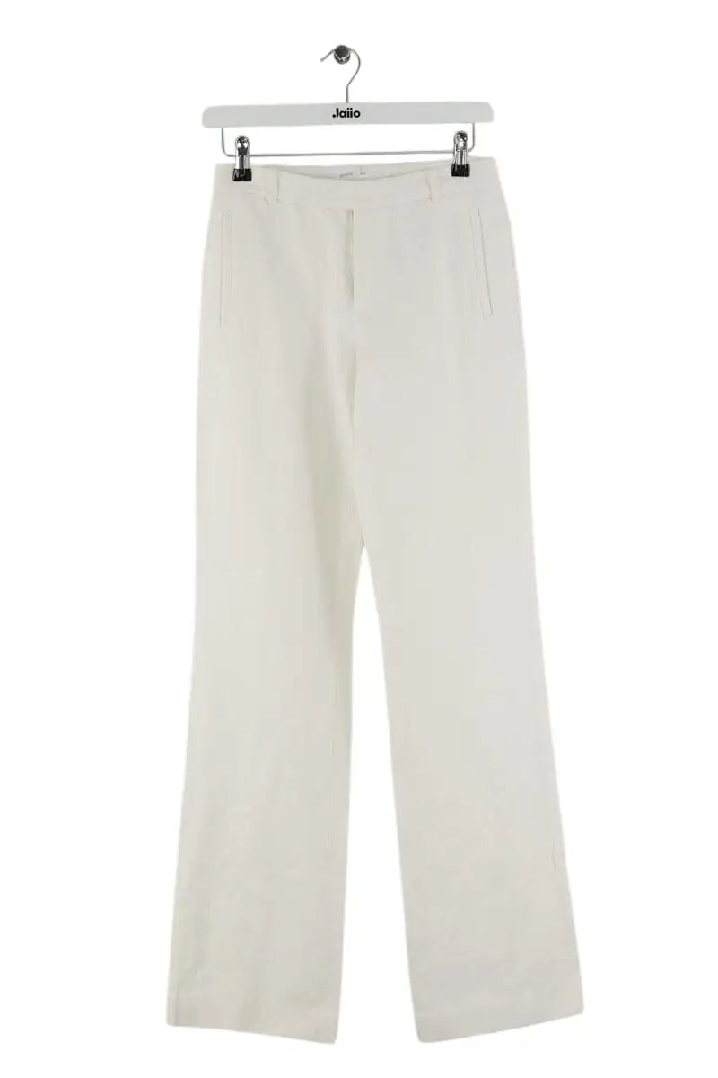 Pantalon droit Joseph Blanc en Coton, taille XS - Seconde Main