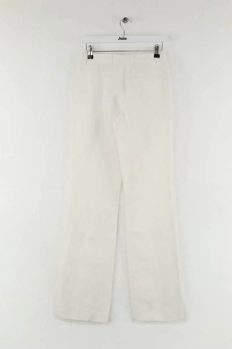 Pantalon droit Joseph Blanc en Coton