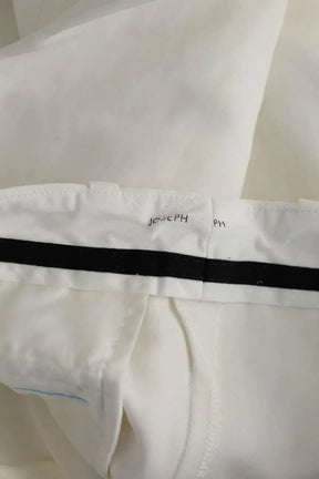 Pantalon droit Joseph Blanc en Coton