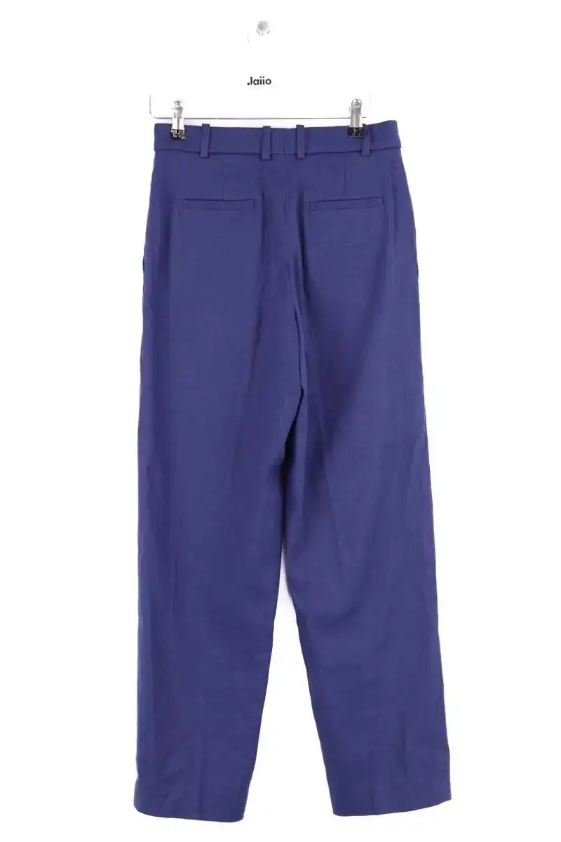 Pantalon droit Joseph Bleu en Lin