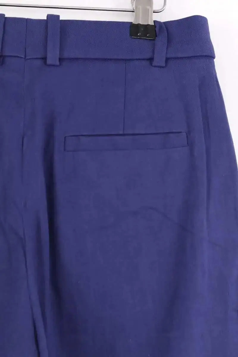 Pantalon droit Joseph Bleu en Lin