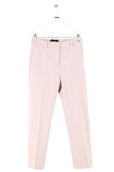 Pantalon droit Joseph Gabardine Rose en Viscose, taille M - Seconde Main