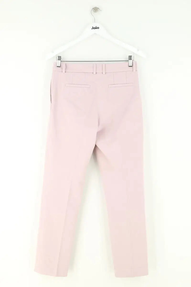 Pantalon droit Joseph Gabardine Rose en Viscose