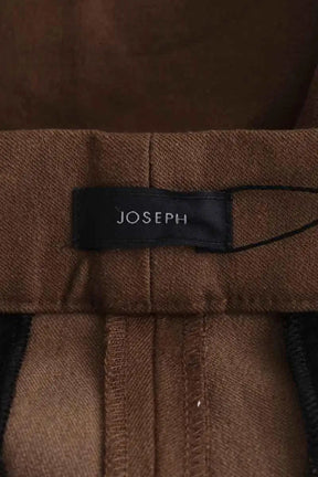 Pantalon droit Joseph Marron en Viscose