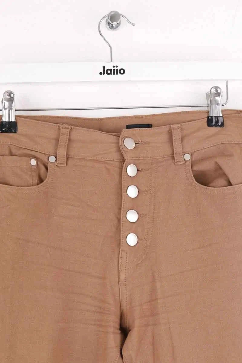 Pantalon droit Joseph Marron en Viscose
