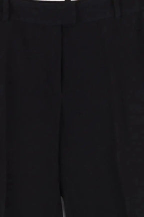 Pantalon droit Joseph Noir en Tissu