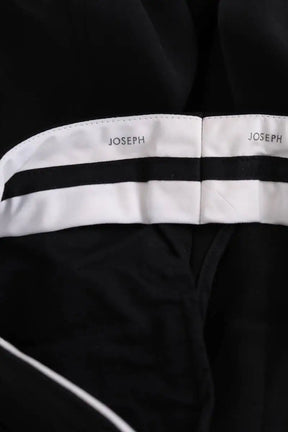 Pantalon droit Joseph Noir en Viscose