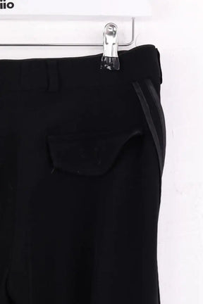 Pantalon droit Joseph Noir en Viscose