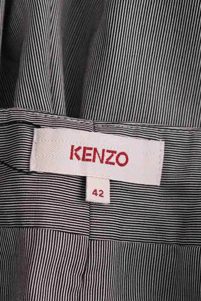 Pantalon droit Kenzo Gris en Synthétique
