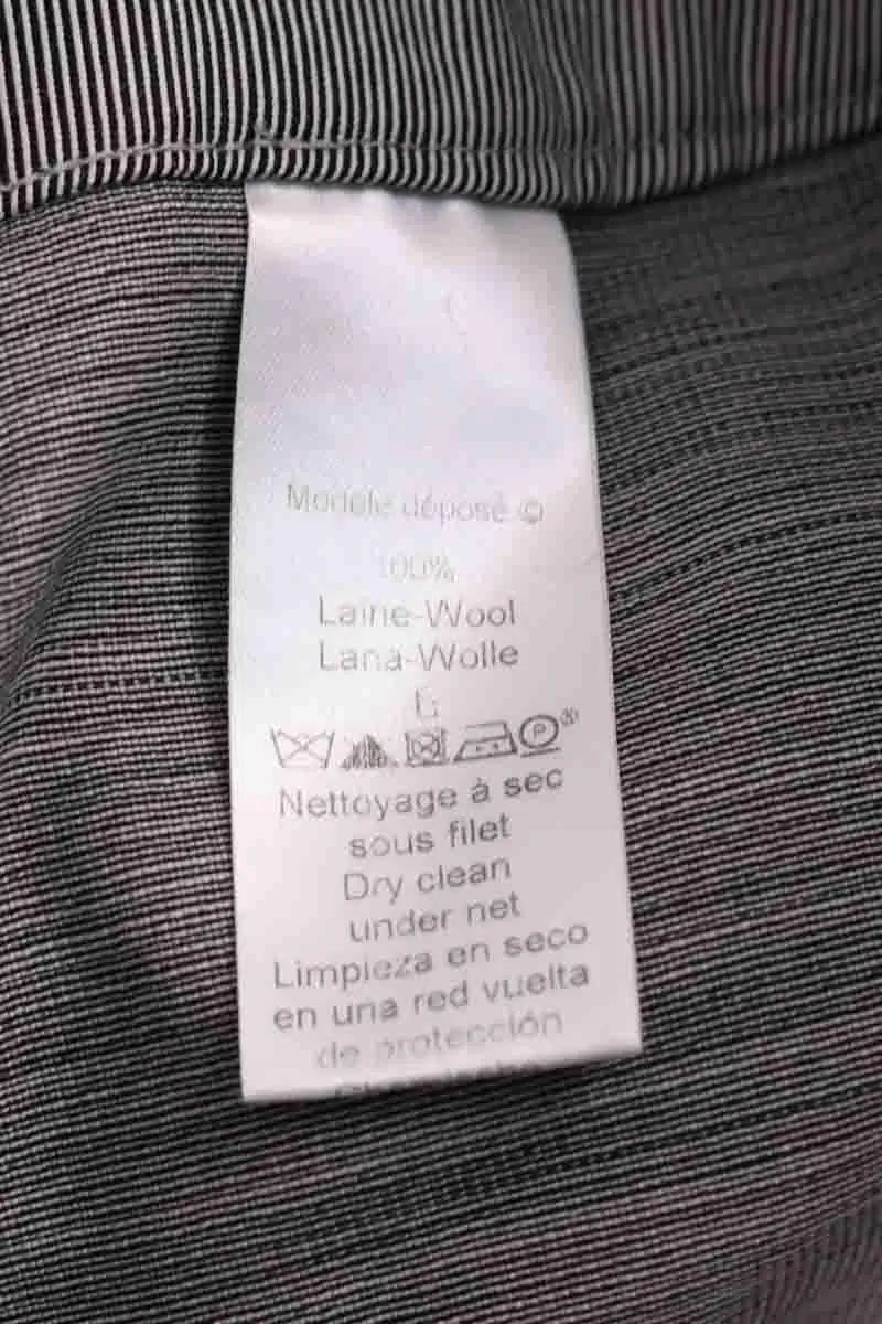 Pantalon droit Kenzo Gris en Synthétique