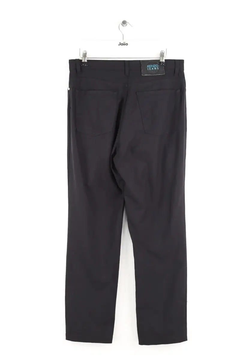 Pantalon droit Kenzo Noir en Synthétique